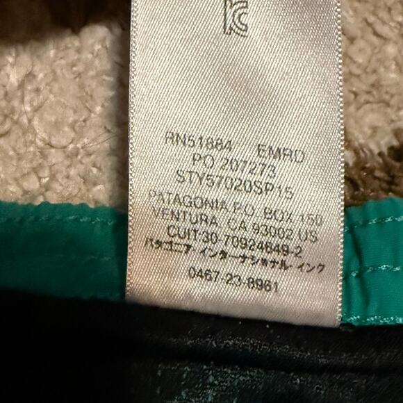 Patagonia Mens Baggies Shorts Size Medium Blued Lined 57020 5" inseam - Picture 5 of 5